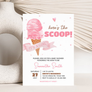 Invitation Baby shower de glace
