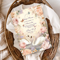 Baby shower de jardin du lac Swan