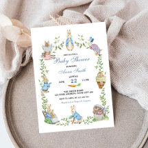 Baby shower de jardin Peter Rabbit