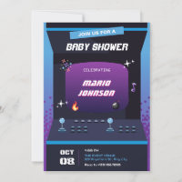 Baby shower de jeu Pixel
