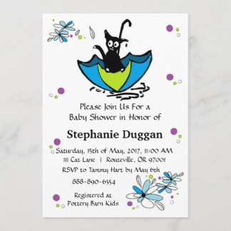 Invitation Baby shower de Kitten