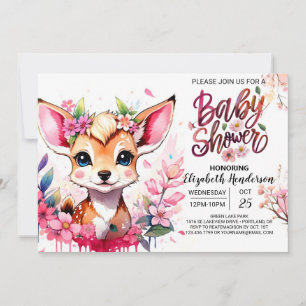 Invitation Baby shower de la fenêtre modifiable