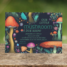 Baby shower de la forêt de champignon Whimsical