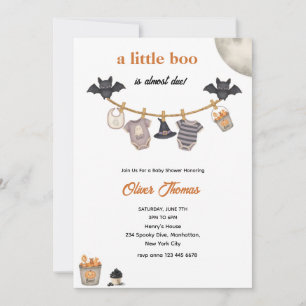 Invitation Baby shower de la ligne de vêtements Little Boo Ha
