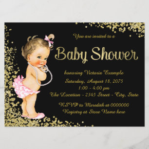 Invitation Baby shower de la Parties scintillant de  de l'hui