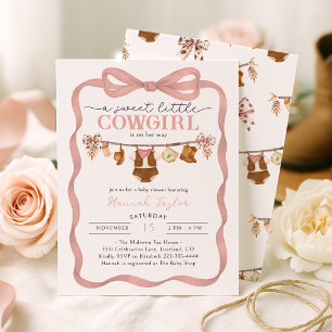Invitation Baby Shower de la Petite Cowgirl