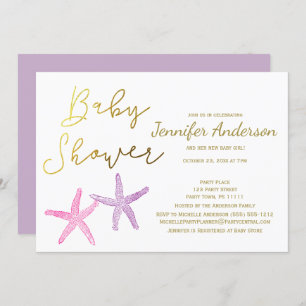 Invitation Baby shower de la petite fécule