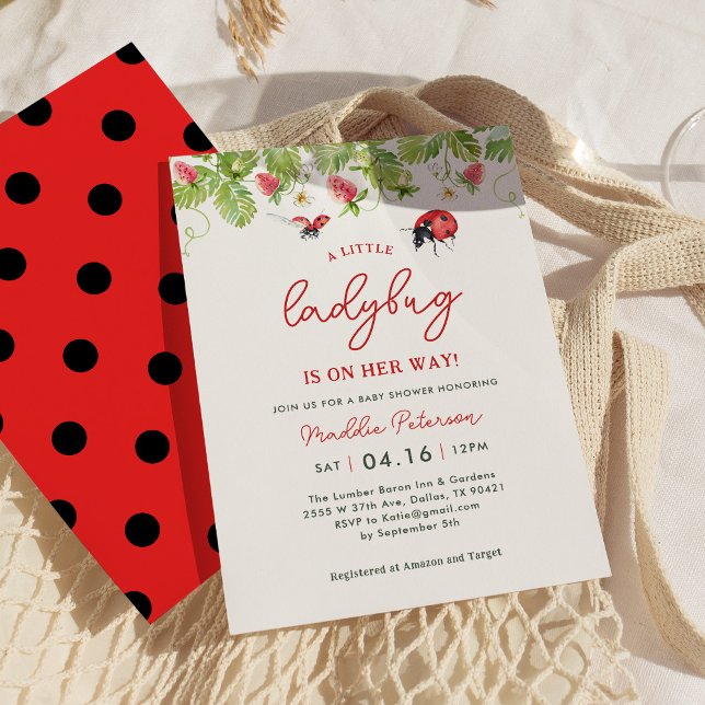Invitation Baby shower de la petite fille de la co (Créateur téléchargé)