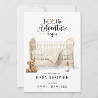 Invitation Baby shower de la scène de la pépinière