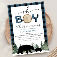 Baby shower de la sériole de bison bleu