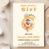 Baby shower de l'astronaute Dinosaur