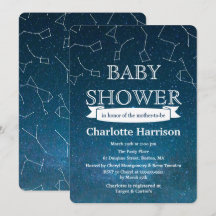 Baby shower de l'espace de constellations d'étoile