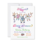 Baby shower de ligne de tissu de type Hippie