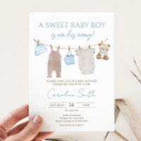 Baby shower de linge de bébé doux