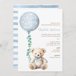 Invitation Baby shower de l'ours en peluche Eucaly