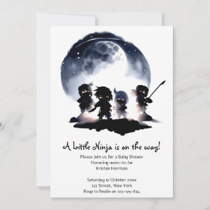 Invitation Baby shower de Ninja
