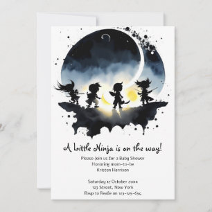 Invitation Baby shower de Ninja