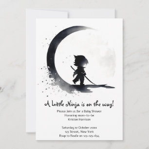 Invitation Baby shower de Ninja