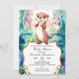 Invitation Baby shower de Otter Whimsical