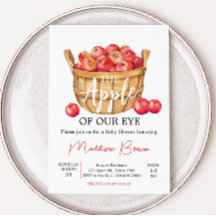 Baby shower de panier à pomme automne