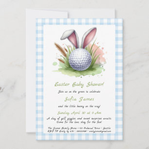 Invitation Baby shower de Pâques
