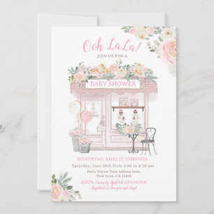 Invitation Baby shower de Paris