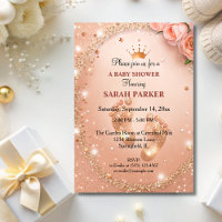 Baby shower de Parties scintillant Spark Gold Pied