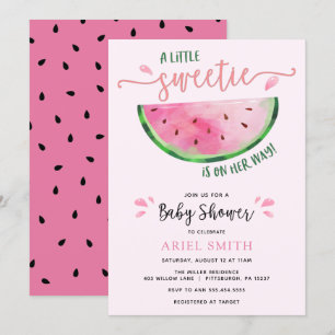 Invitation Baby shower de pastèque