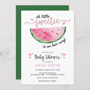 Invitation Baby shower de pastèque
