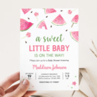 Baby shower de pastèque Sweet Little Baby