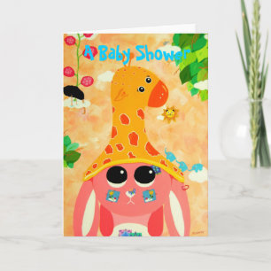 Invitation Baby shower de pensées sauvages