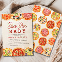 Baby shower de pizza pour bébé Slice Slice