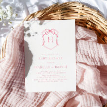 Baby shower de poitrine rose