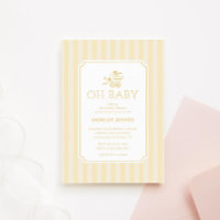 Baby shower de poussette de bébé mignonne Preppy I