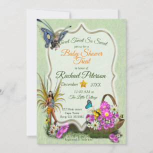 Invitation Baby shower de printemps