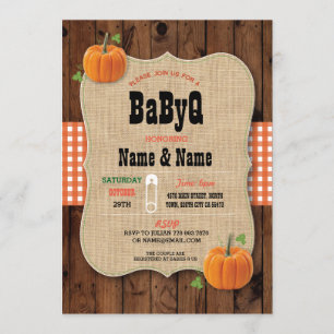 Invitation Baby shower de révélation de genre BaByQ Invitatio