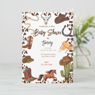 Invitation Baby shower de rodéo