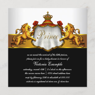Invitation Baby shower de RoyalPrince
