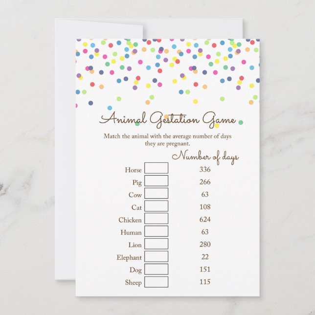 Invitation Baby shower de saupoudrage avec une réponse de 5 x (Devant)