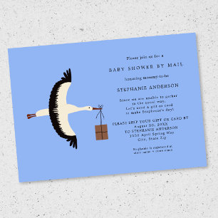 Invitation Baby shower de stockage et de colis par courrier I