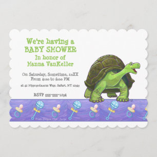 Invitation Baby shower de Tortoise
