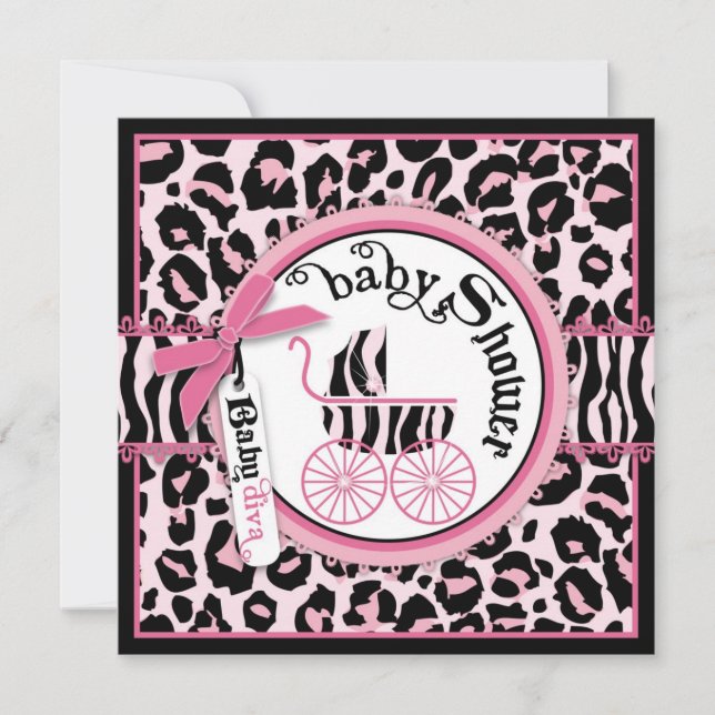 Invitation Baby shower de transport pour bébés Star Rock Chee (Devant)
