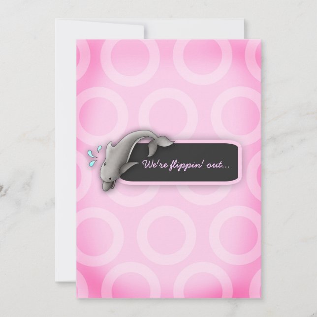 Invitation Baby shower de triplets de LGC | Flippin (Devant)