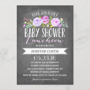 Invitation Baby shower déjeuner  Baby shower