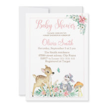 Baby shower des cerfs et amis