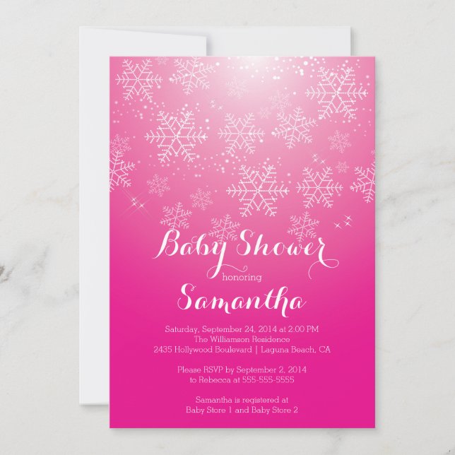 Invitation Baby shower des Filles de Fléaux de nei (Devant)