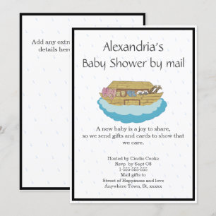 Invitation Baby shower des mignons neutres selon le sexe par 