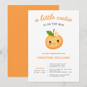 Invitation Baby shower d'été Little Cutie
