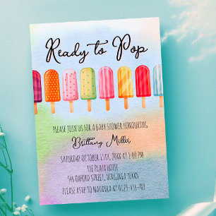 Invitation Baby Shower d'Été Popsicle Prêt à éclore