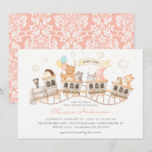 Invitation Baby shower d'Express des bois